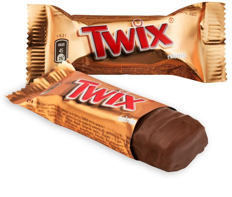 Шоколадные конфеты Twix Minis 2,7кг