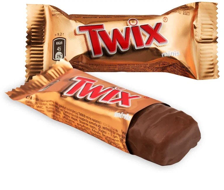 Шоколадные конфеты Twix Minis 7кг