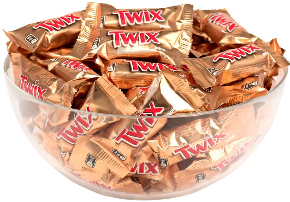 Шоколадные конфеты Twix Minis 7кг