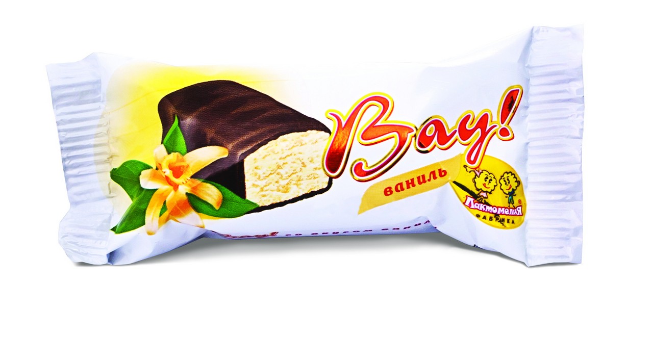 Продукт  глазирован. ВАУ со вкусом ванили 45г