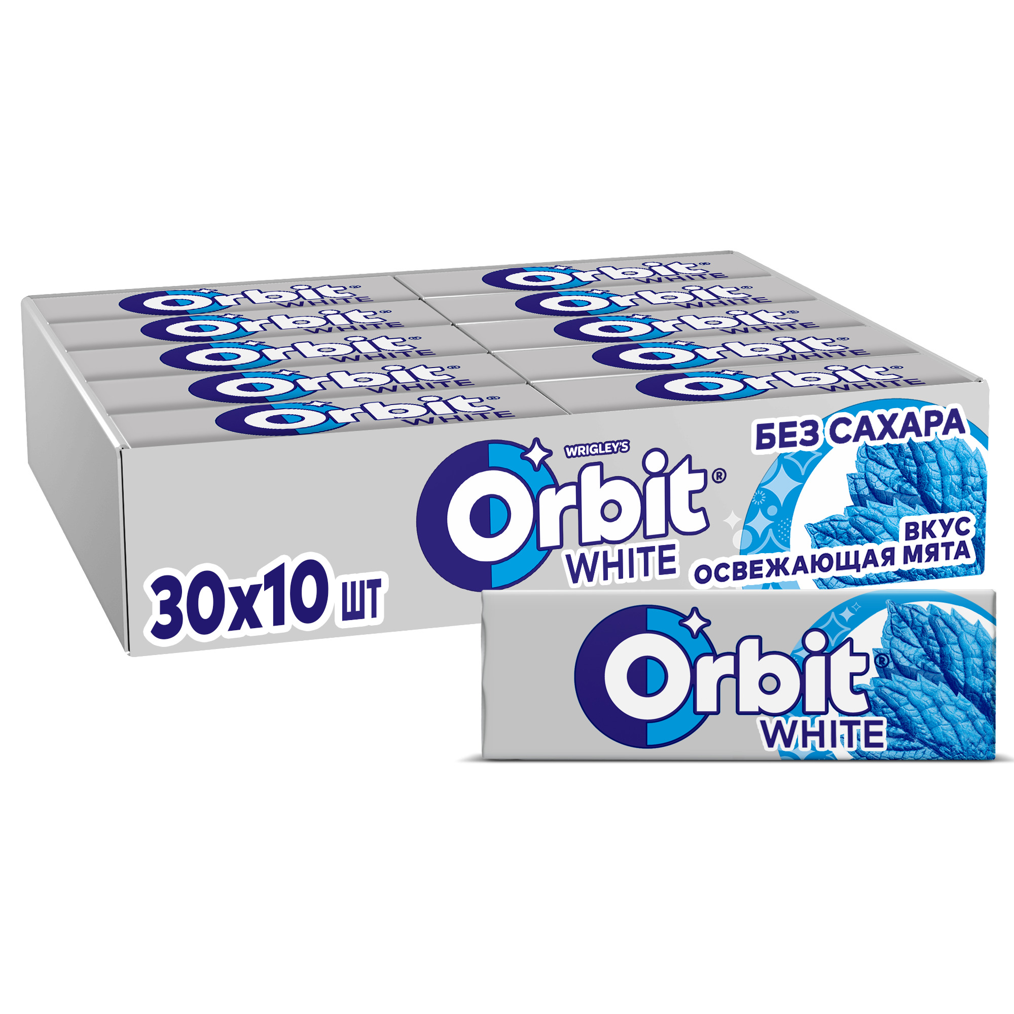 Жевательная резинка Orbit Бел.осв. мята 13,6г 20*30с DT(20к)