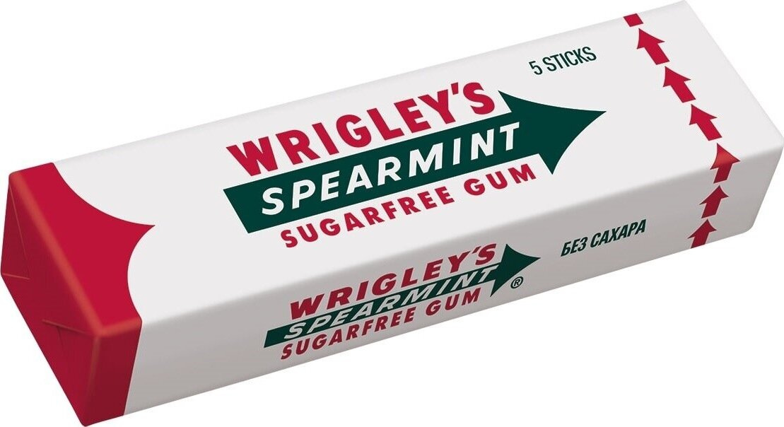 Жевательная резинка Wrigley Spearmint 30*20*13г