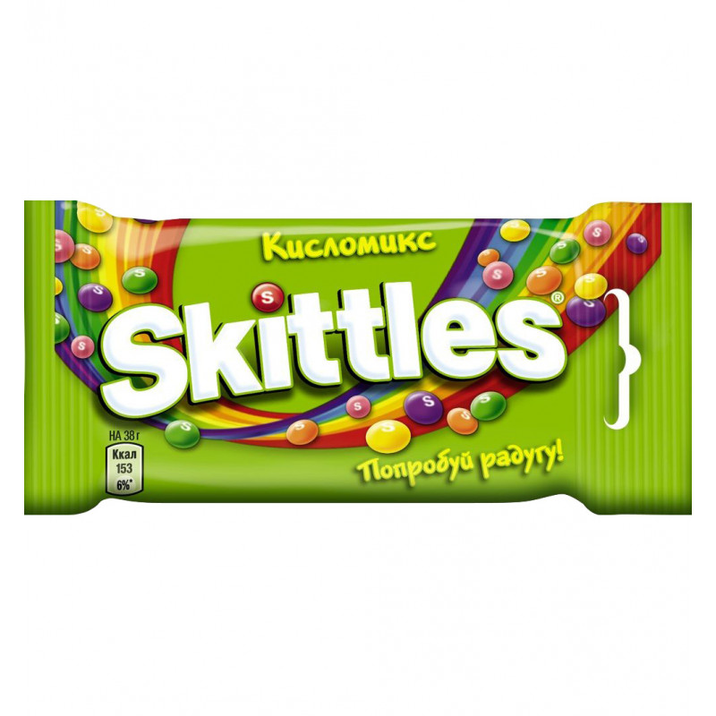 Драже Skittles Кисломикс в глазури 38г