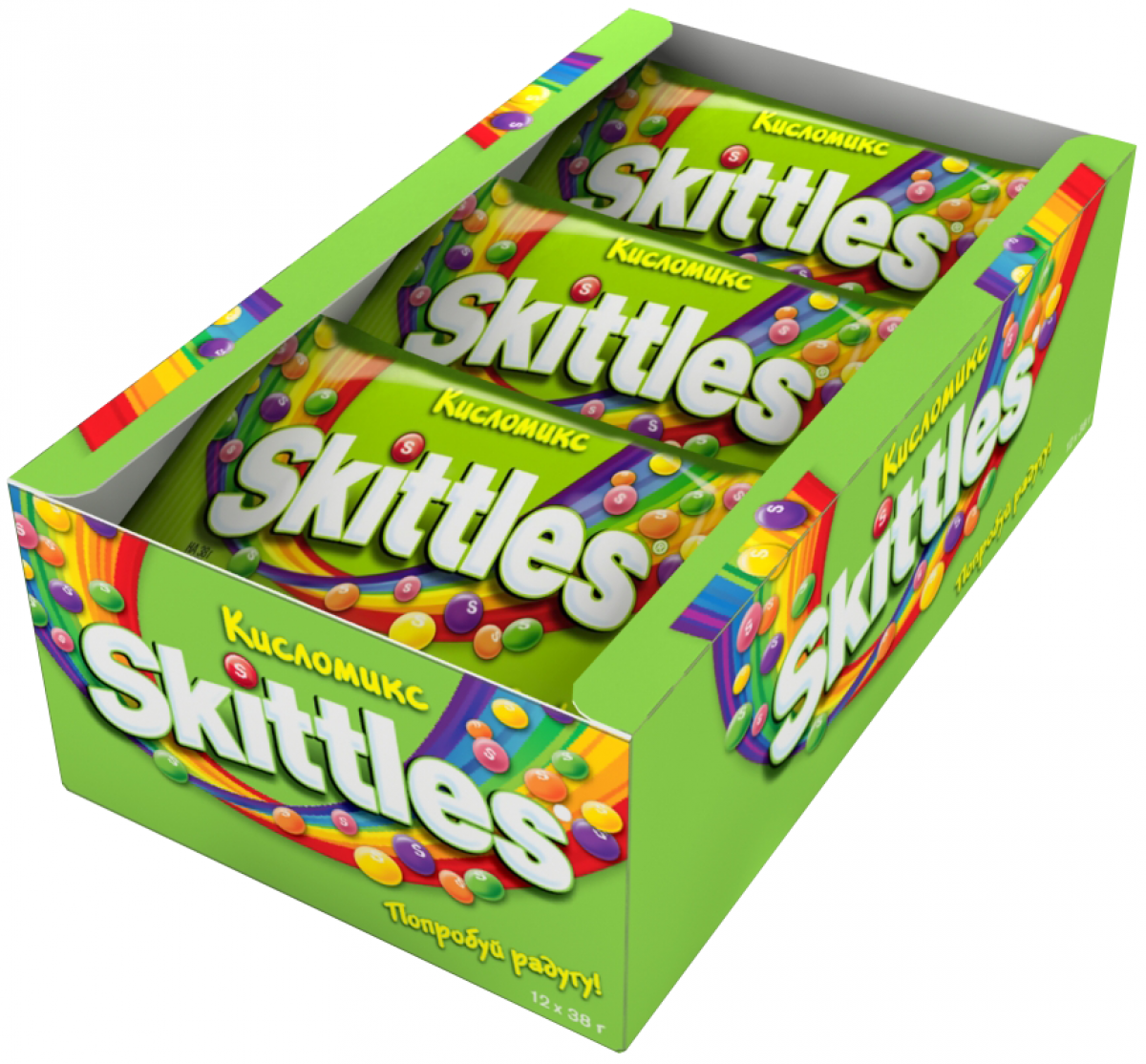 Драже Skittles Кисломикс в глазури 38г