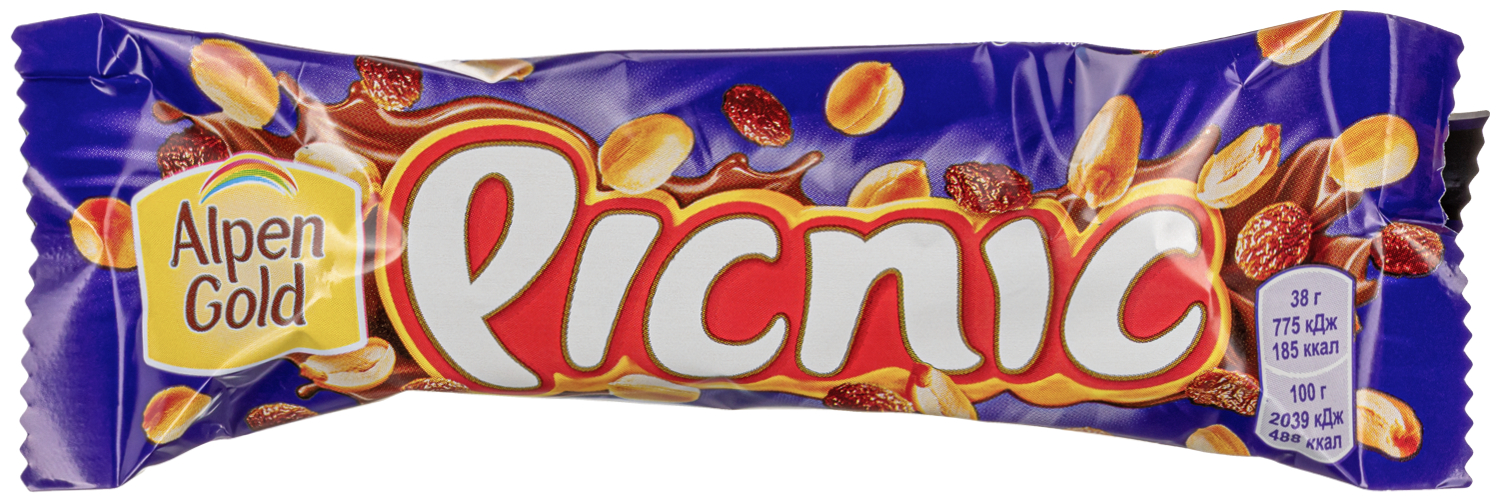 Шоколадный батончик Picnic 38г