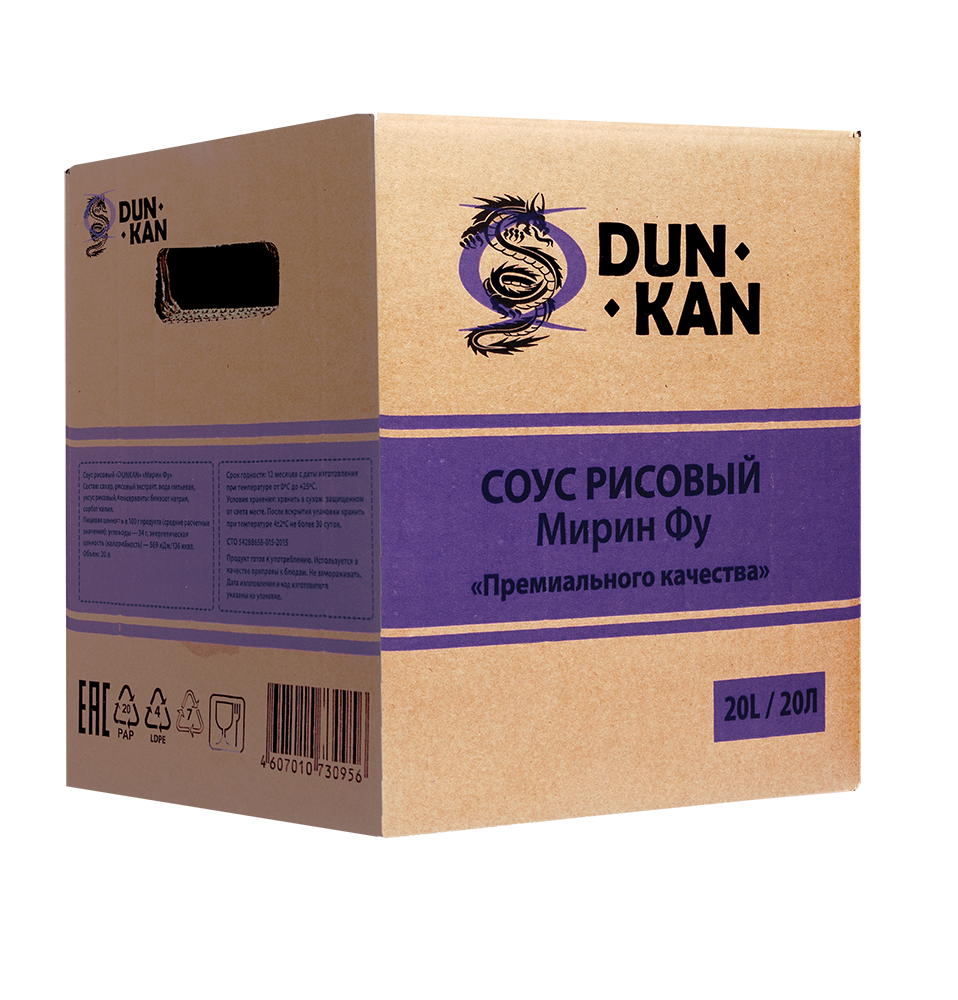 Соус Мирин премиум Дункан 20 л