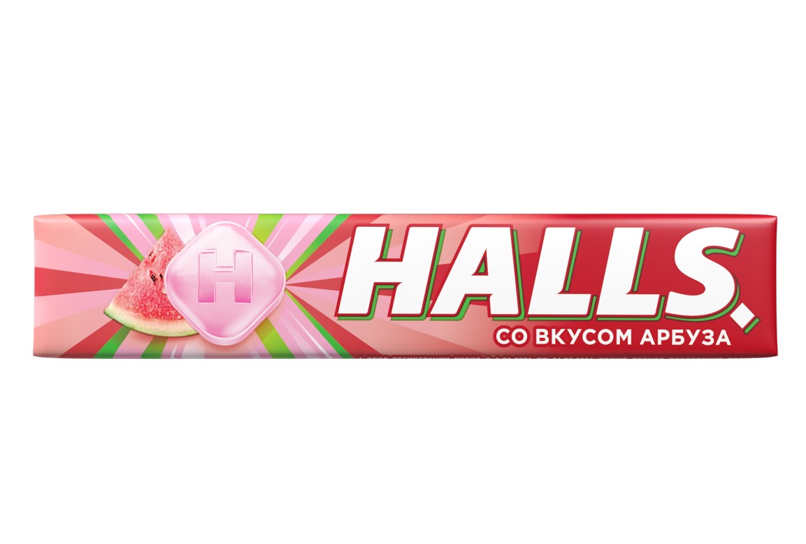 Леденцы Halls Арбуз 25г