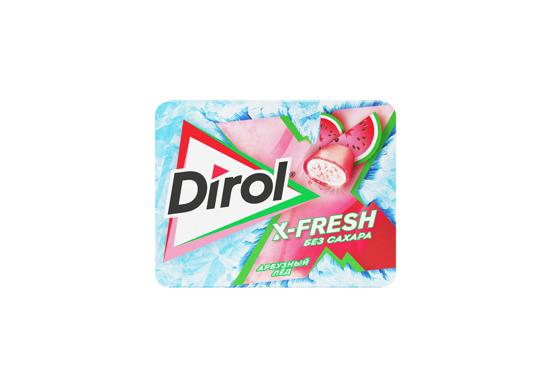 Жевательная резинка Dirol X-Fresh Арбузный лед 16г