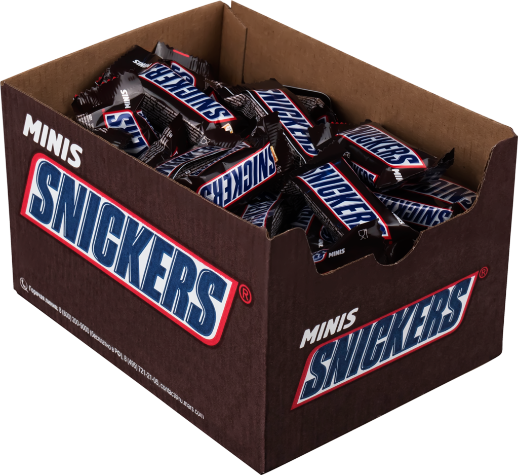 Шоколадные конфеты Snickers Minis 1кг