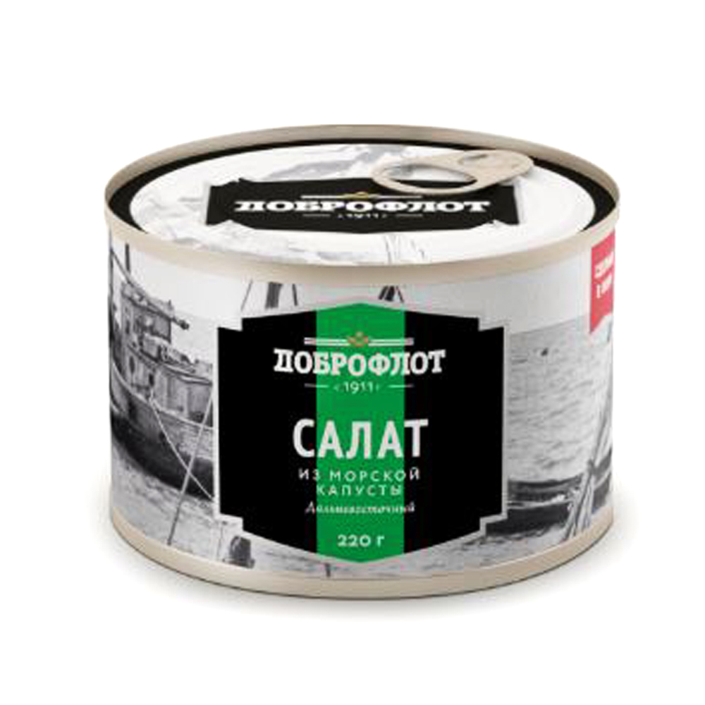 Салат из морской  капусты Доброфлот 220 г