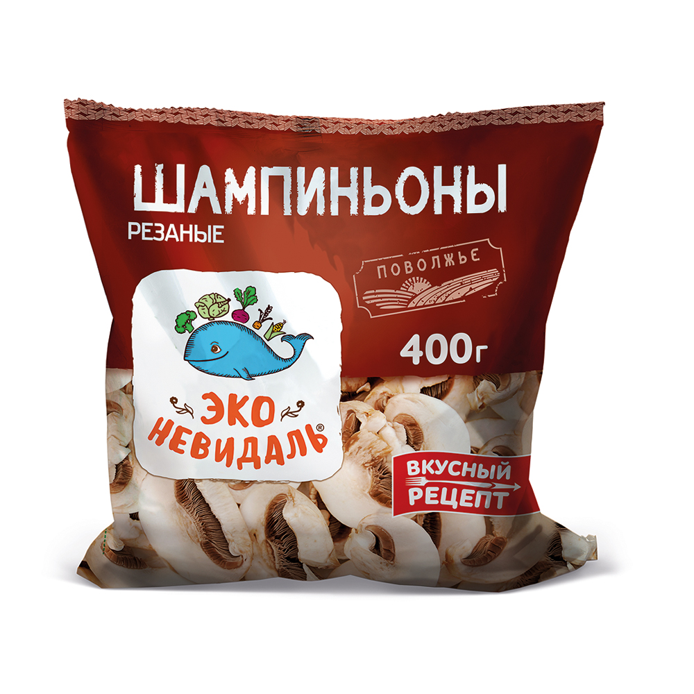 Шампиньоны Эко-невидаль 400 г /16 шт