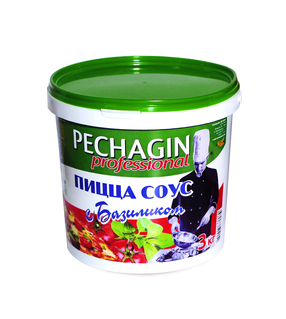 Кетчуп Печагин Пицца соус с базиликом  Professional 3 л ведро