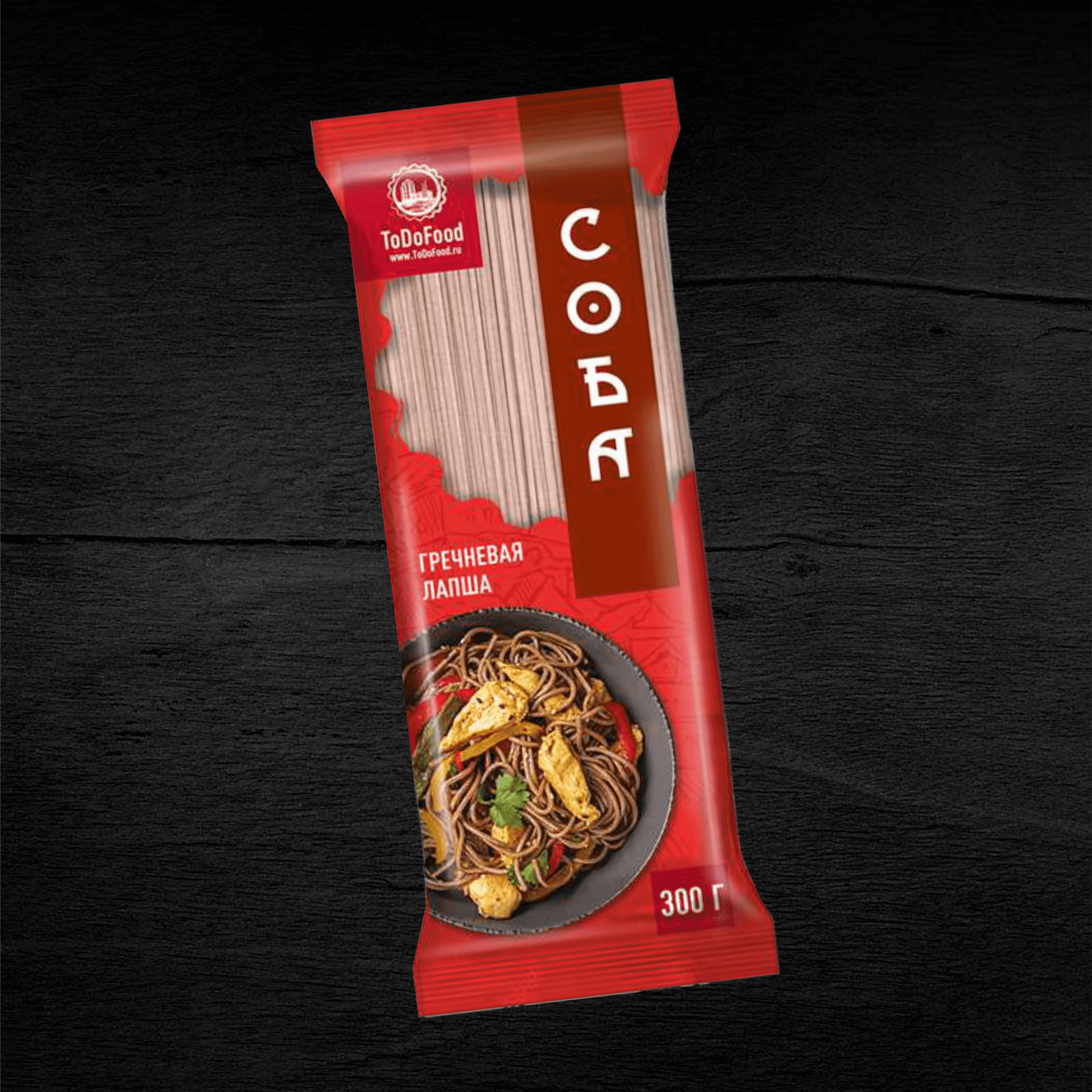 Лапша гречневая "Соба", 300г НДС 10%
