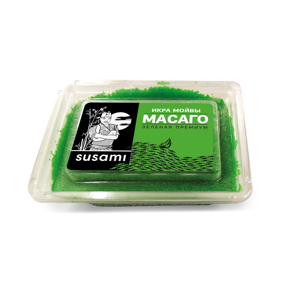 Икра мойвы  SUSAMI Масаго зеленая 0,5кг