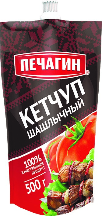 Кетчуп шашлычный Печагин 1 категории 500 г