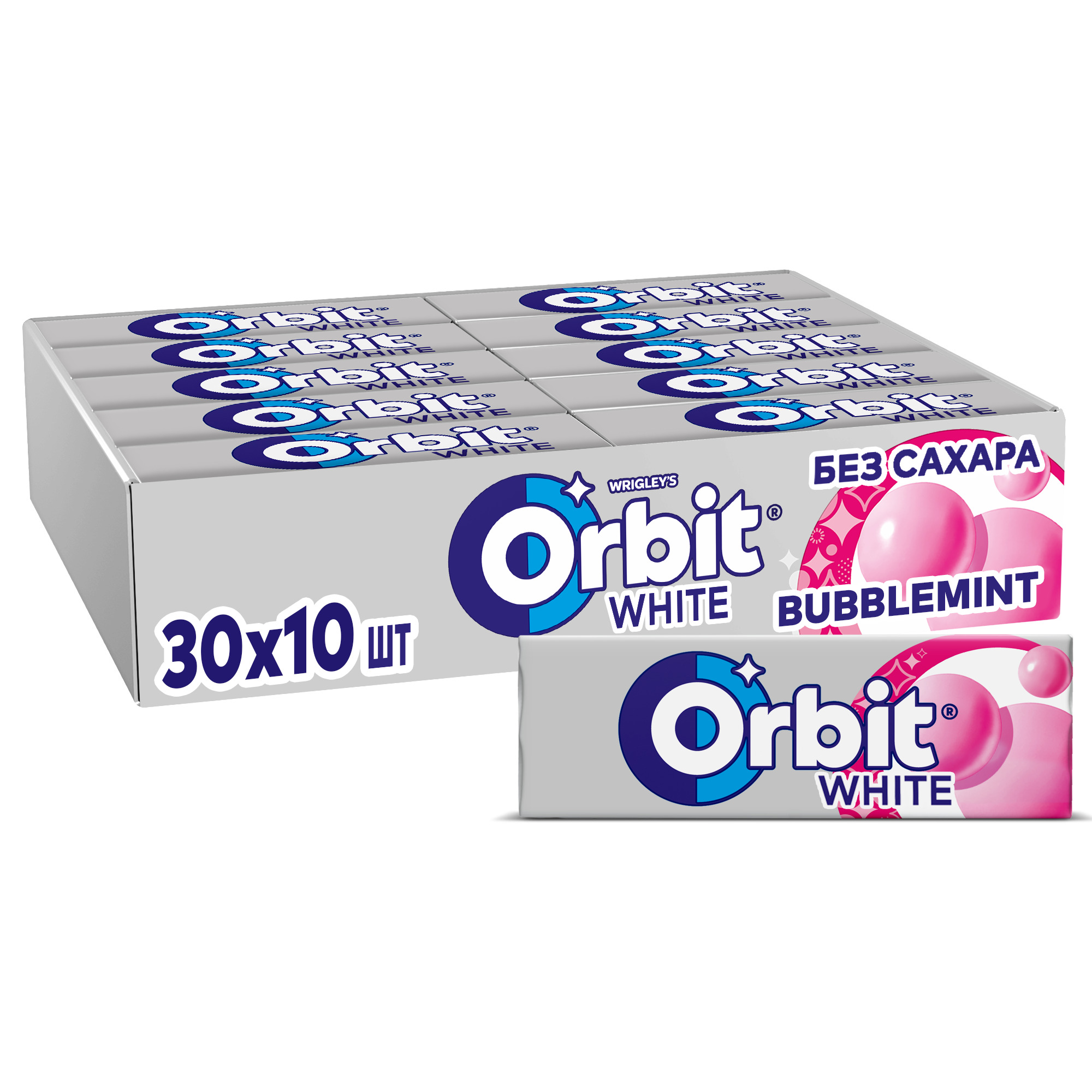 Жевательная резинка Orbit  White Bubblemint 13,6г