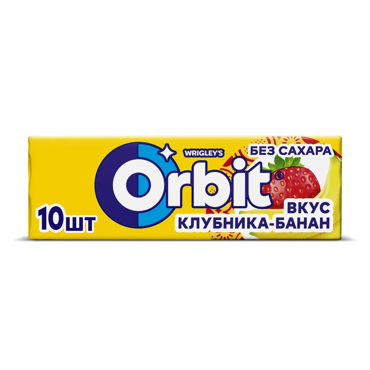 Жевательная резинка Orbit Клубника-банан 13,6г