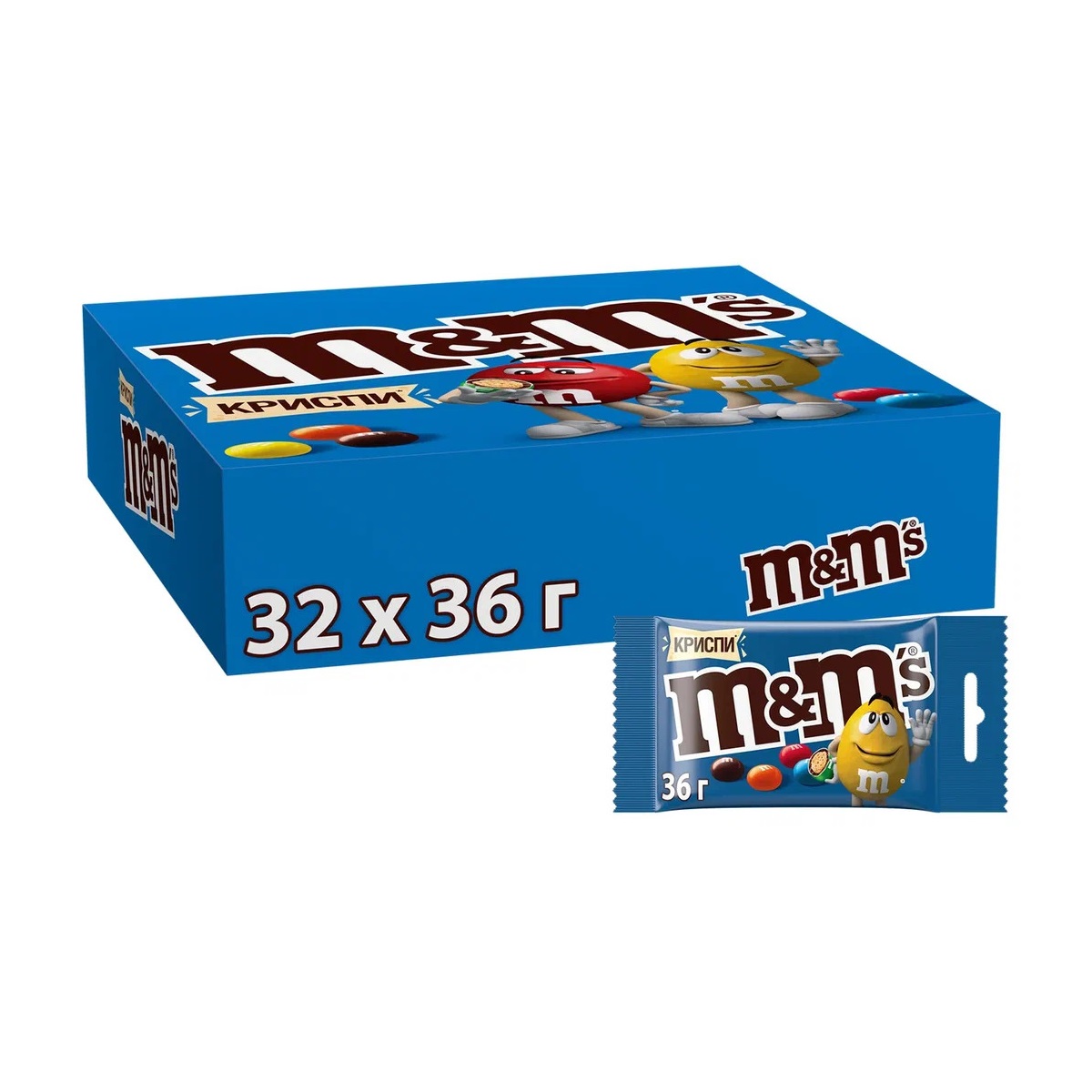 Драже M&M's Криспи 36г