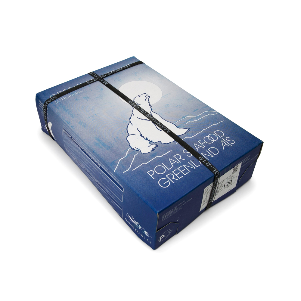 Креветки Полар сырье гл.7% 90/120  5кг вес