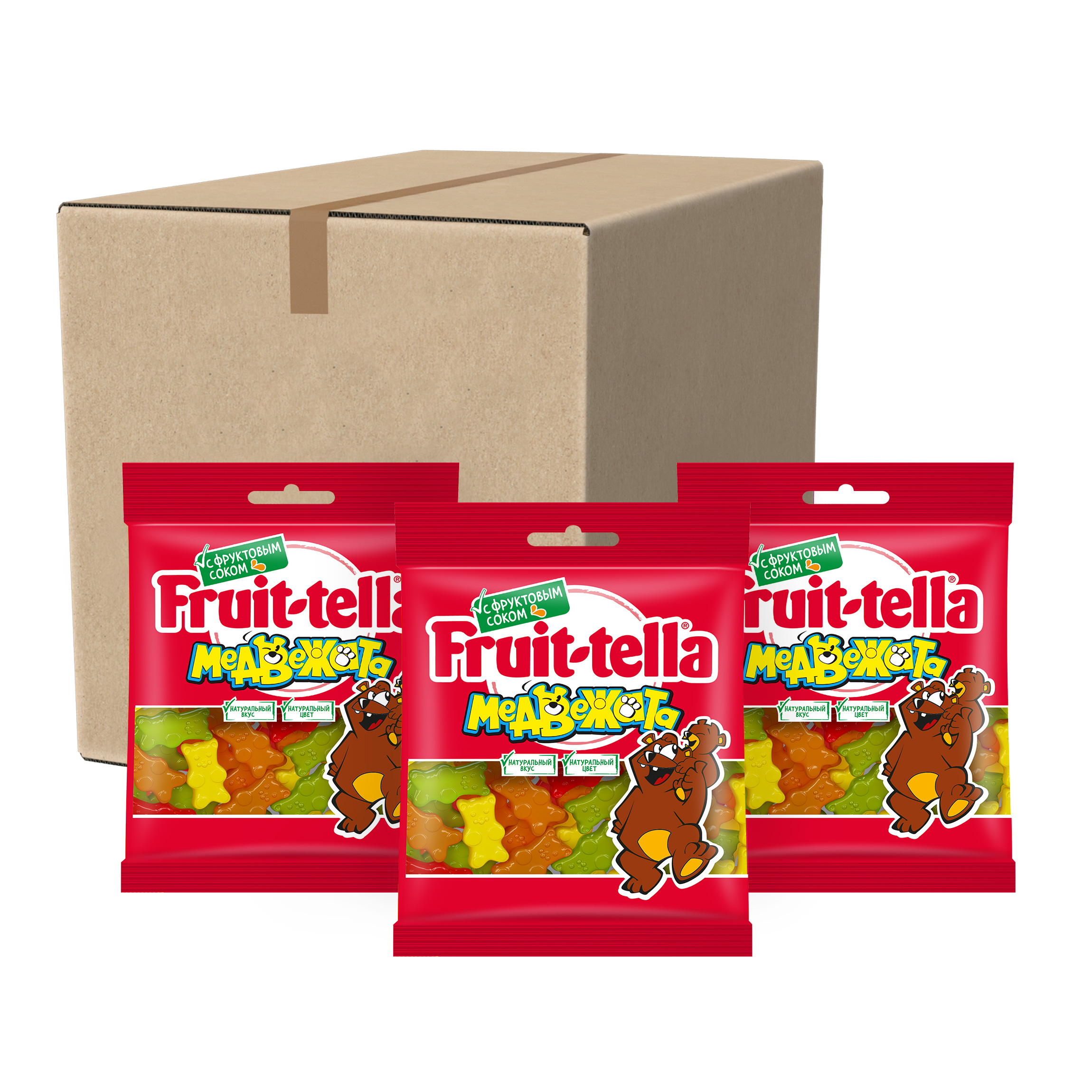 Мармелад жевательный Fruittella Медвежата, 70г