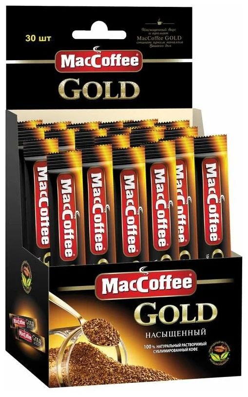 Кофе MacCoffee Gold растворимый сублимированный 2 г х 30 пакетиков