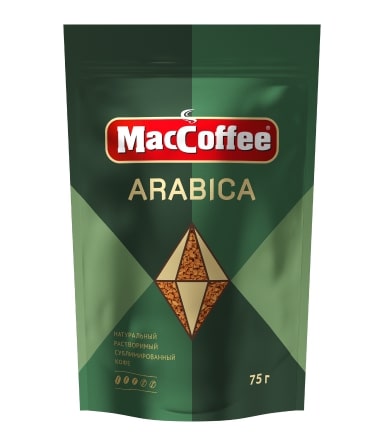 Кофе MacCoffеe ARABICA натур.раствор.субл. м/у 75г*12шт