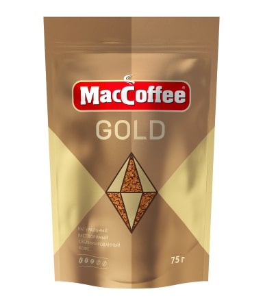 Кофе MacCoffеe GOLD натур.раствор.субл. м/у 75г*12шт
