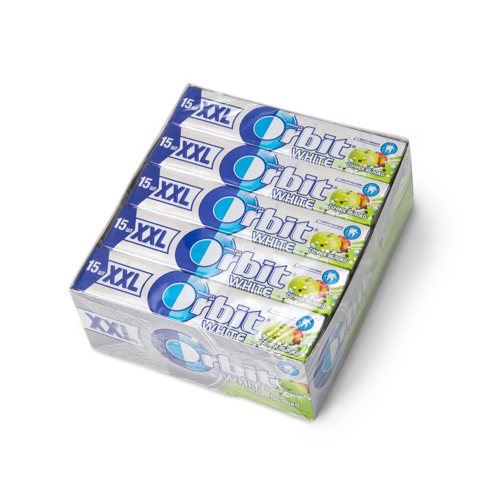 Жевательная резинка Orbit XXL Сочное яблоко 20,4г