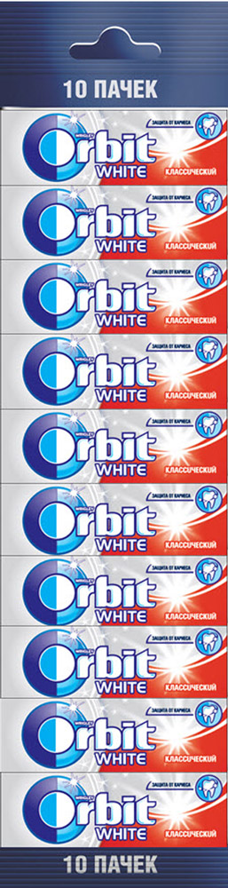 Жевательная резинка Orbit  White Классический 13,6г