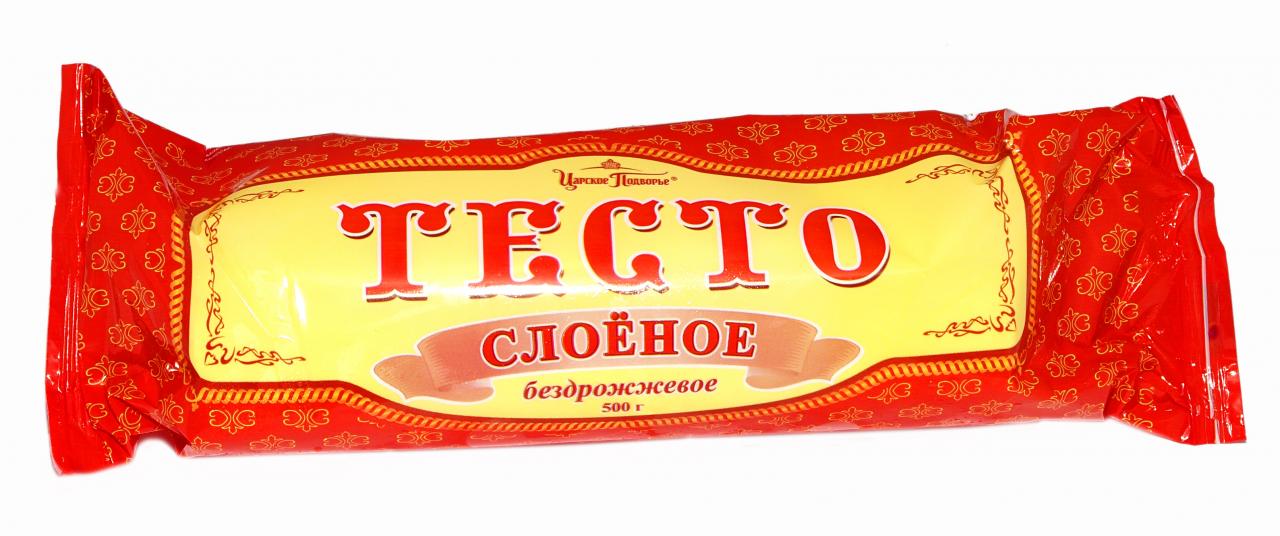 Тесто слоеное бездрожжевое ЦАРСКОЕ ПОДВОРЬЕ 500г
