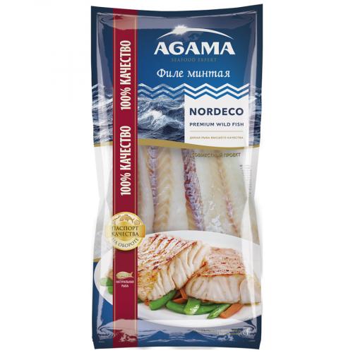 Минтай филе AGAMA  с/м 8*400г