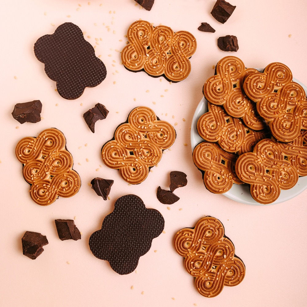 Печенье МОРОЗОВА Формула успеха с кунжутом 3кг глазиров