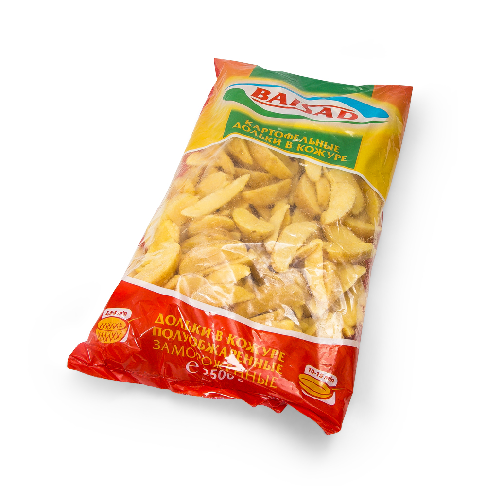 Картофельные дольки Байсад замороженные 2,5 кг