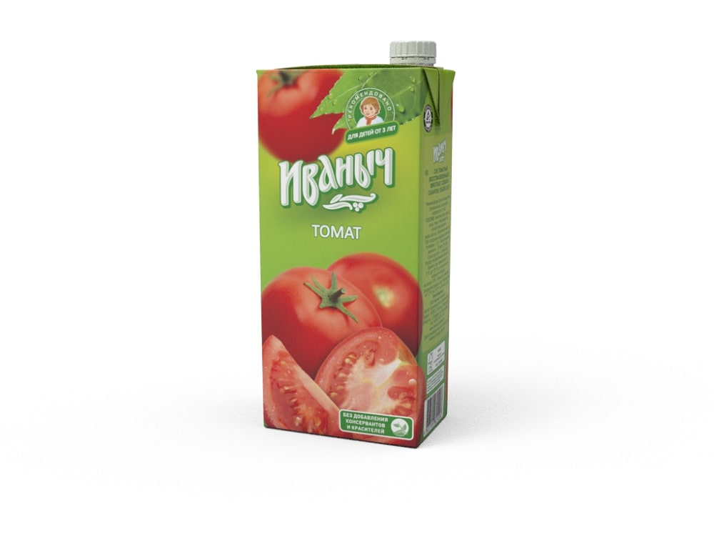 Сок Иваныч Томат 0,95л/12 шт