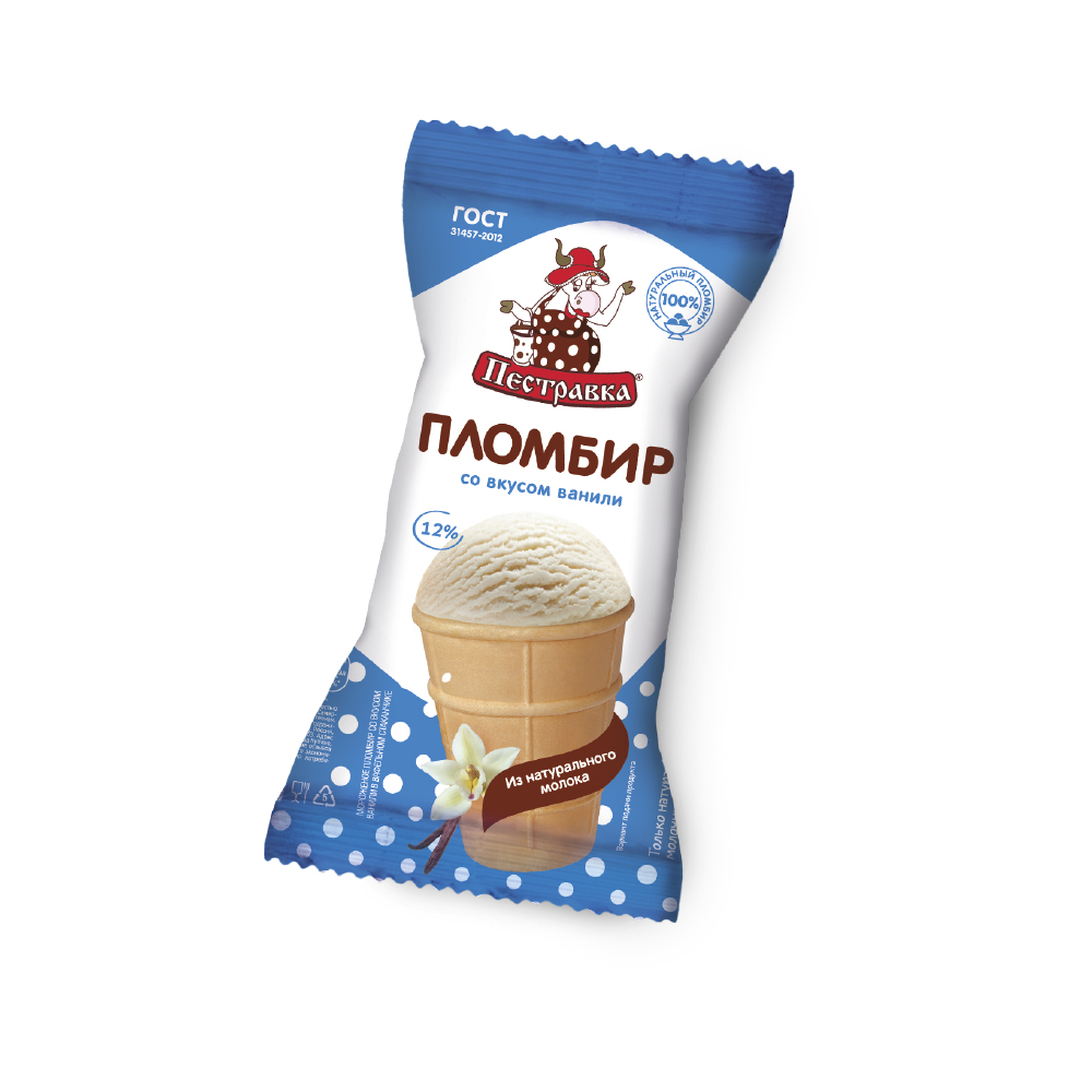 Мороженое ПЕСТРАВКА стакан пл-р 24*100г (С49)