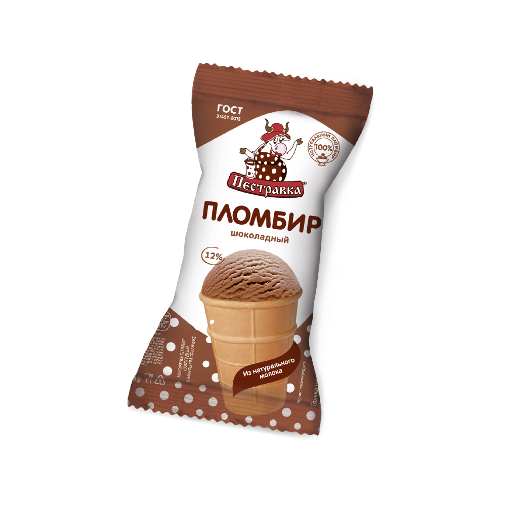 Мороженое ПЕСТРАВКА стакан шок 24*100г (С50)