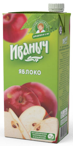 Нектар Иваныч Яблоко 0,95л/12 шт