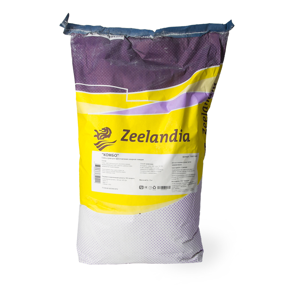 Помадка сахарная "КОМБО"(смесь сухая), 12 кг ZEELANDIA