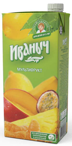 Нектар Иваныч Мультифрукт 0,95л/12шт