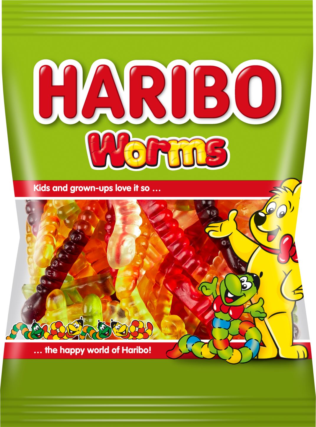 Жевательный мармелад HARIBO (Worms) Червячки 80 г.