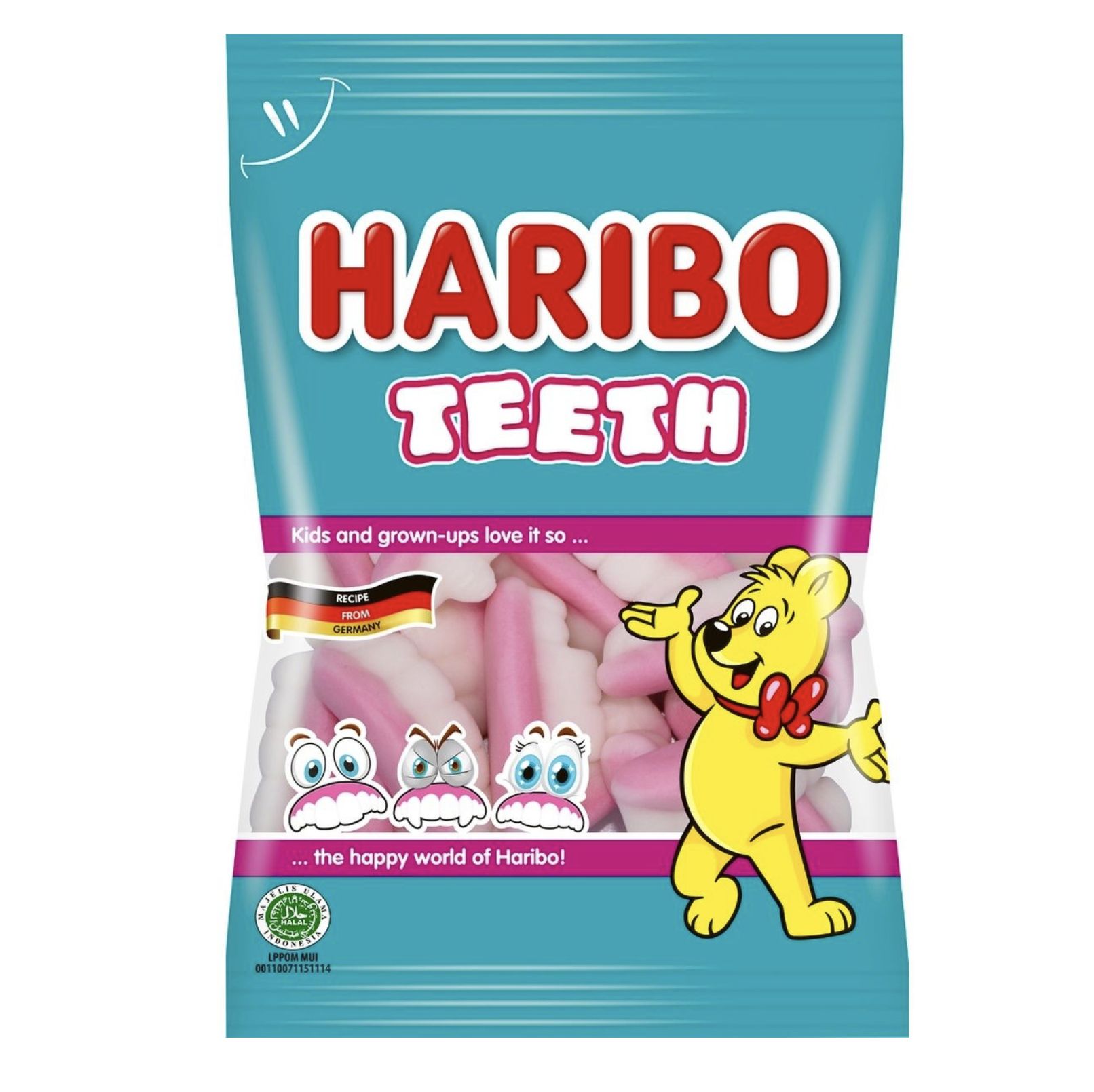 Жевательный мармелад HARIBO (Teeth) Забавные зубы 80 г.
