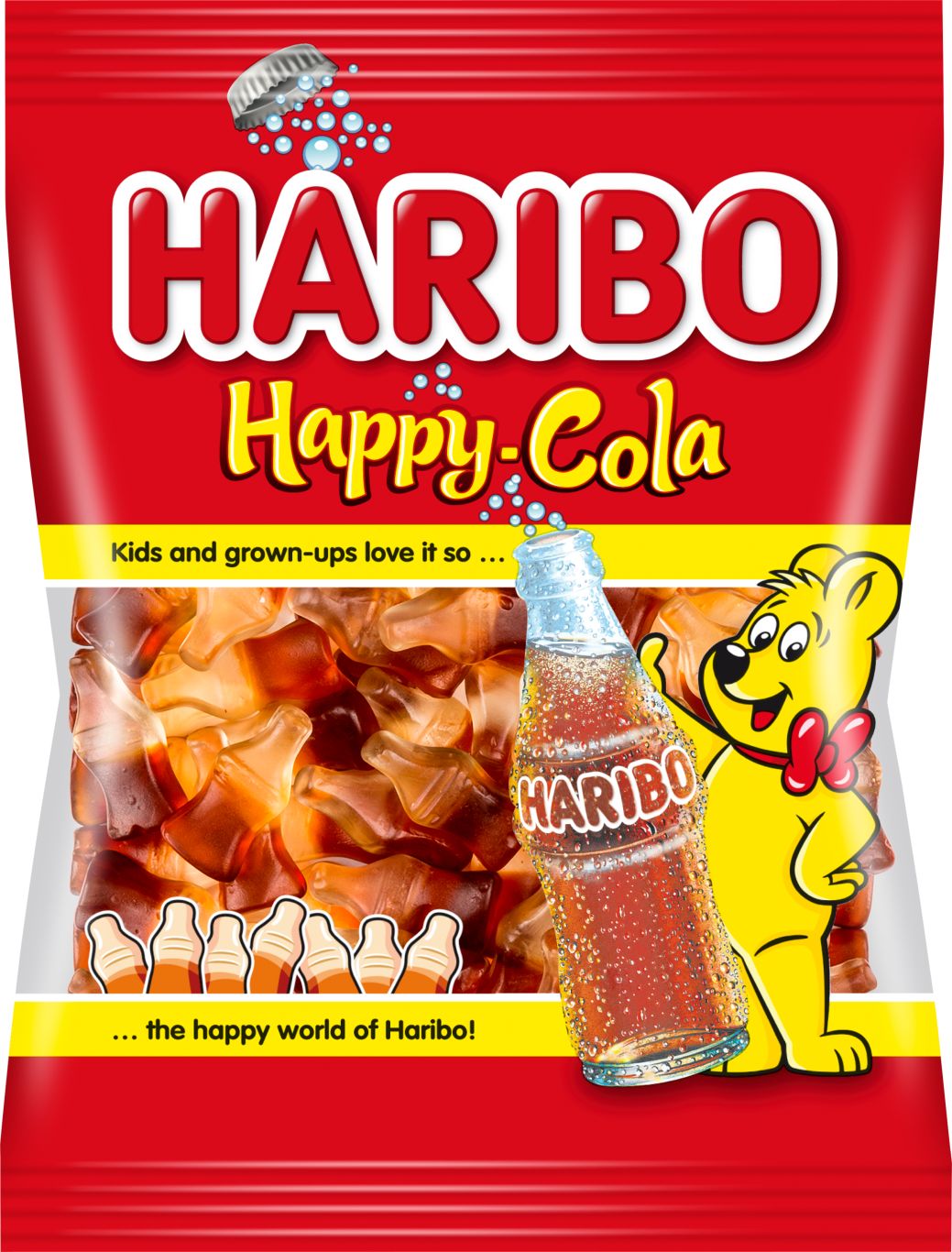 Жевательный мармелад HARIBO (Happy-Cola ) Веселая Кола 80 г.