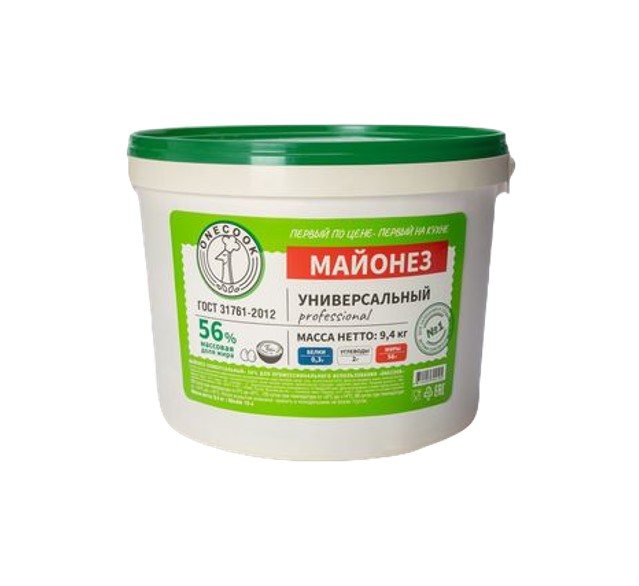 Майонез "ONECOOK" 56% 10л