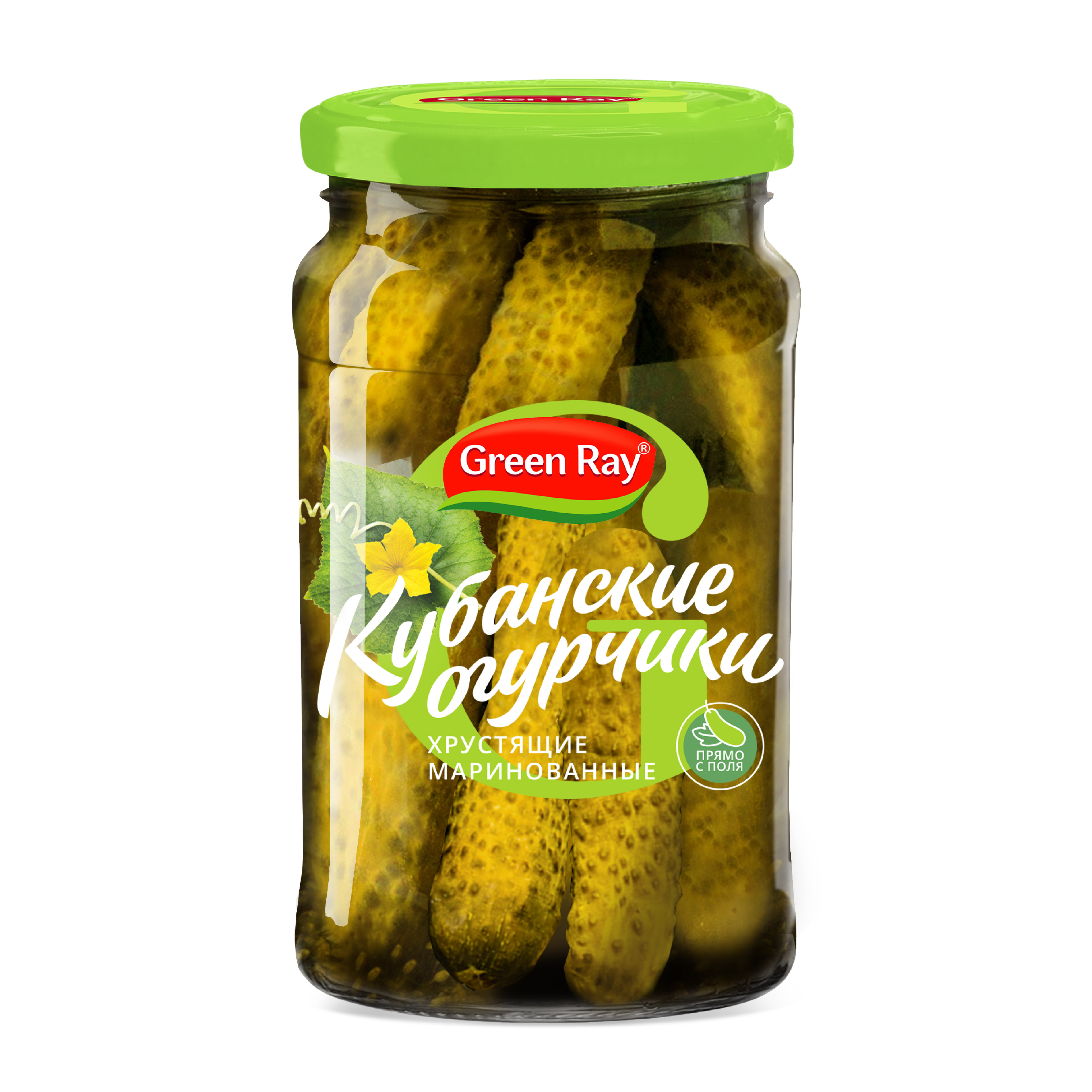 Огурцы Green Ray маринованные с/б 1500мл * 4