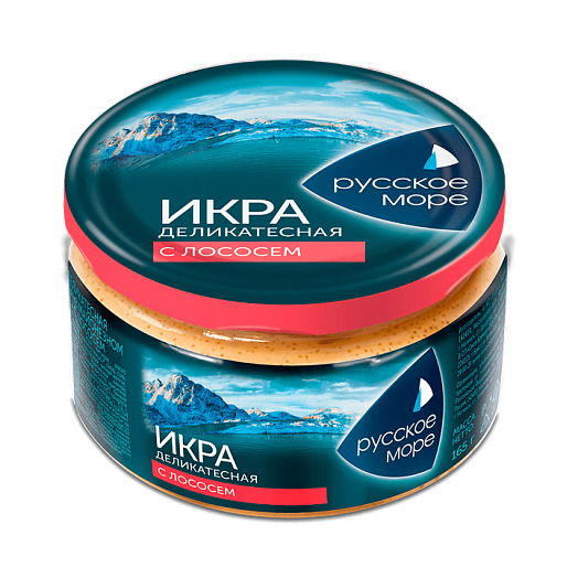 картинка Икра деликатесная "Русское море" с лососем 165г от магазина Одежда+