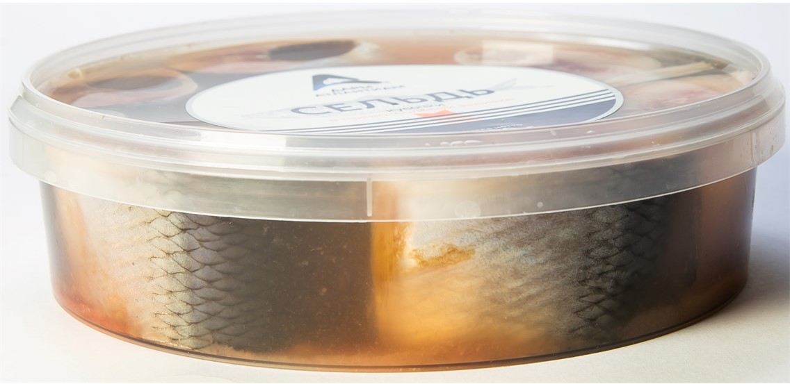 Пресервы из разделанной рыбы. Сельдь атлантическая кусочки в пряно-солевой заливке, 800 г, Дары Атлантиды