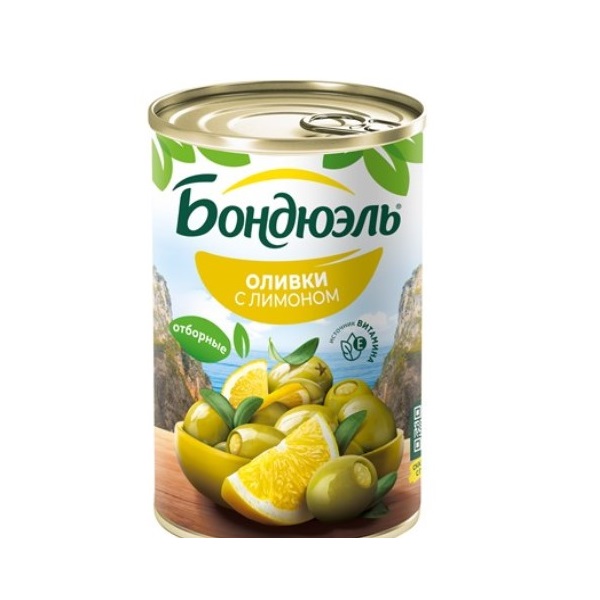 Оливки Бондюэль Мансанилья с лимоном 314мл