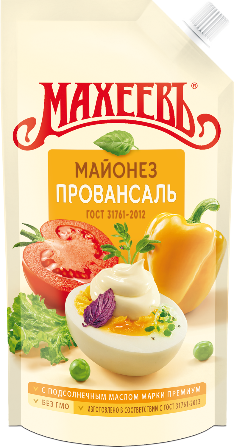 Махеев Провансаль Майонез классич 200 мл 67% ДПДЗ 20 шт