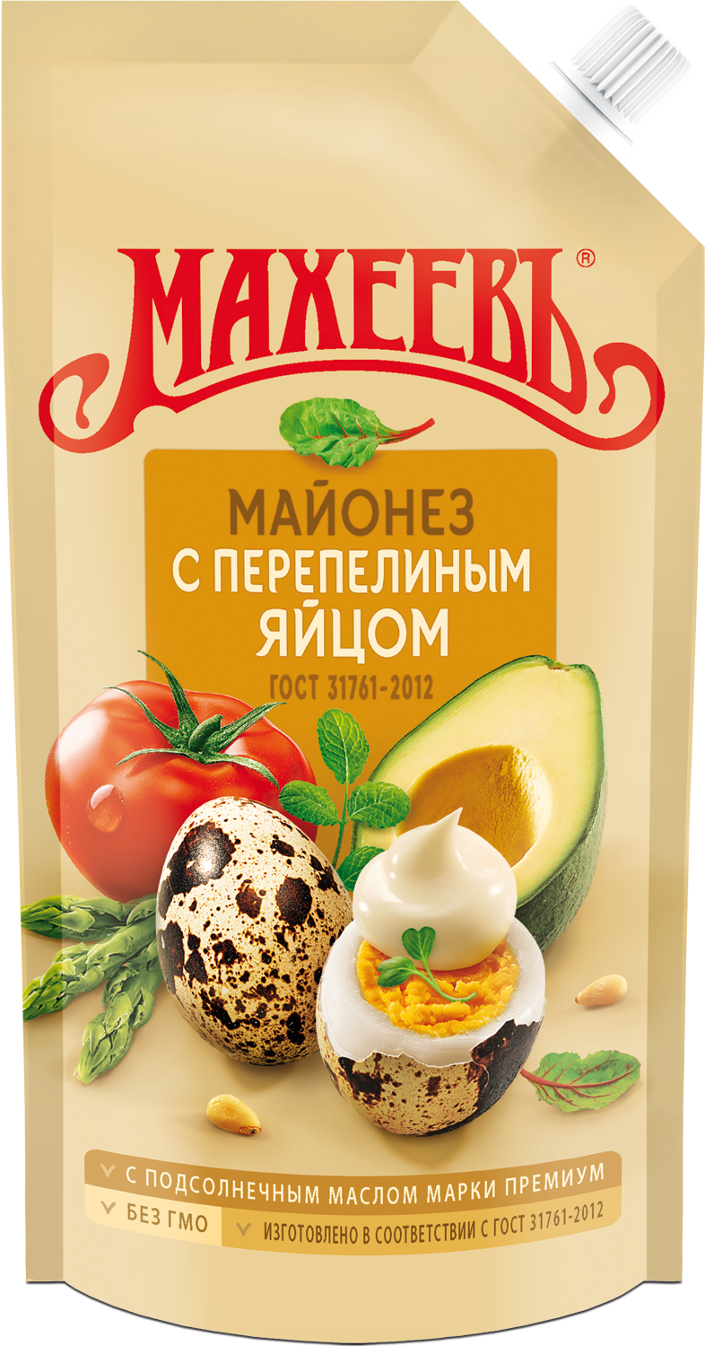 Махеев с перепелиным яйцом Майонез 200 мл 67% ДПДЗ 20 шт