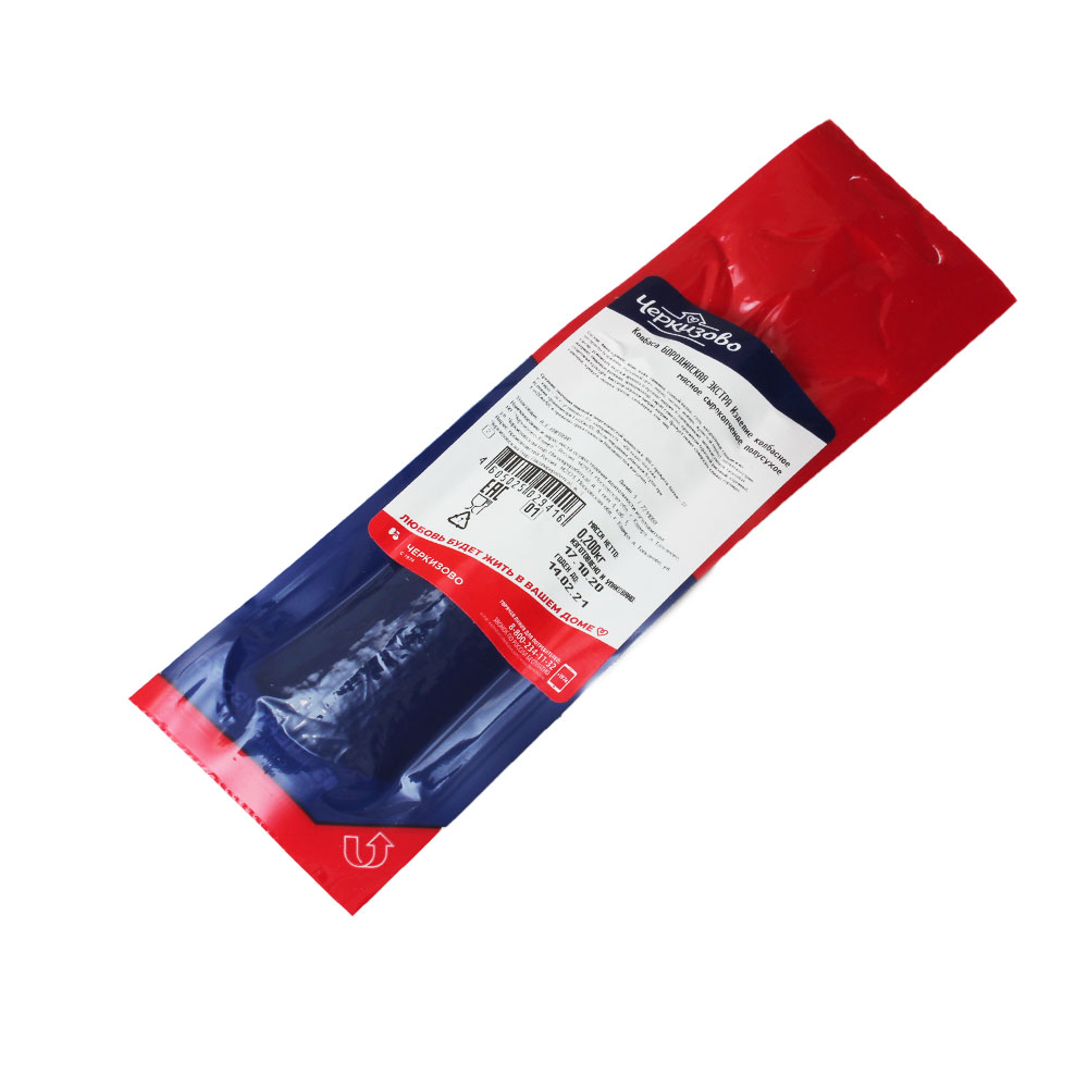 Колбаса сырокопченая Черкизово Бородинская Экстра со срезом фиб в/у 0,2кг